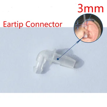 

2PCS Behind-the-Ear Hearing Aid Eartip Connector Tubing Adaptor Accessories