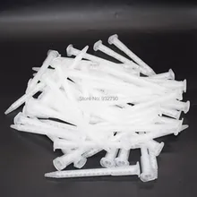 100 шт 1:1 полимерный статический миксер смешивающие насадки AB Клей эпоксидный смешивающий тюбик рот для Duo пачки эпоксидный акриловый клей