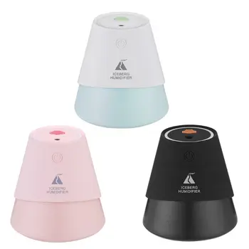 

Volcano Shaped Mini Air Humidifier Car Air Purifier Diffuser with USB Fan Light Dropship