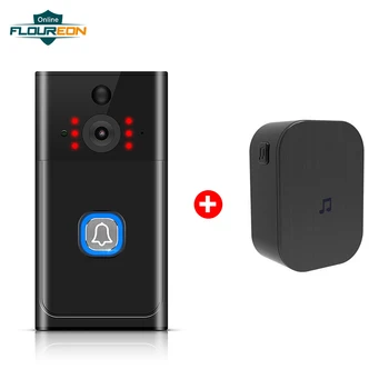 

New Smart Audio Doorbell+Ding Dong Chime WiFi Video Doorbell Two-way Audio Night Vision Door Bell Phone Alert Support TF Card