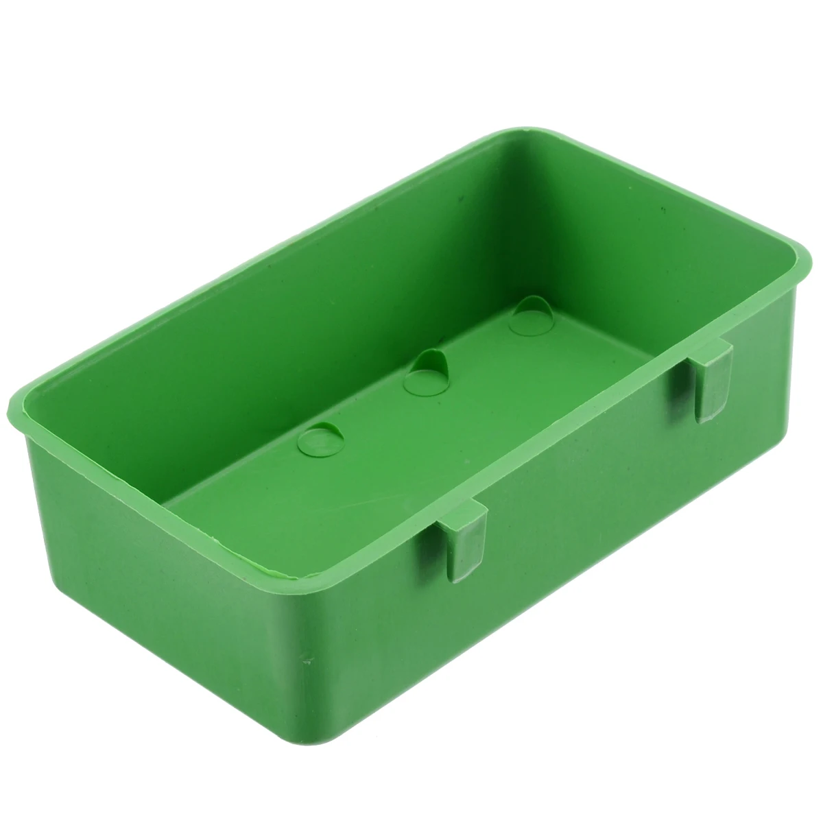 12 x 7 x 3.5cm NEW Parrot Food Water Plastic Bowl Cups Bird Pigeons Pet Cage Feeder Feeding Box
