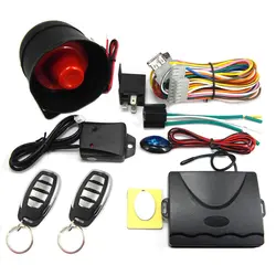 CHADWICK sistema de alarma unidireccional para coche, dispositivo con sirena para vehículo de 12V CC, con sistema de cerradura de puerta Central, 802B 8152