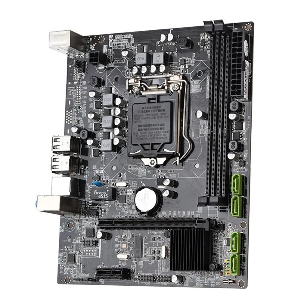

P55 Computer Motherboard Multi-Graphics Card Output High Compatibility All Solid Capacitors Replace Computer Motherboard