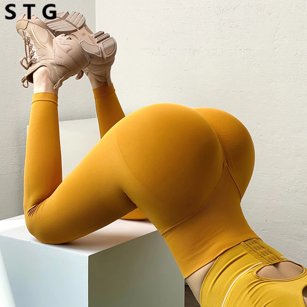 

Seamless Leggings Yoga Pants Push Up Sports Fitness Legging Women High Waist Gym Workout Scrunch Butt Running Training Tights
