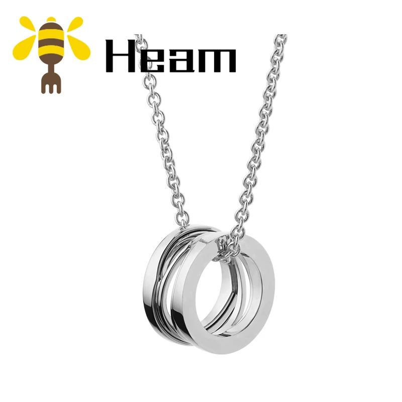 Heam,, высокое качество, Стерлинговое Серебро 925 пробы, болгарийское ожерелье для женщин, фирменный дизайн, розовое золото, модное ювелирное изделие, подарок для пары