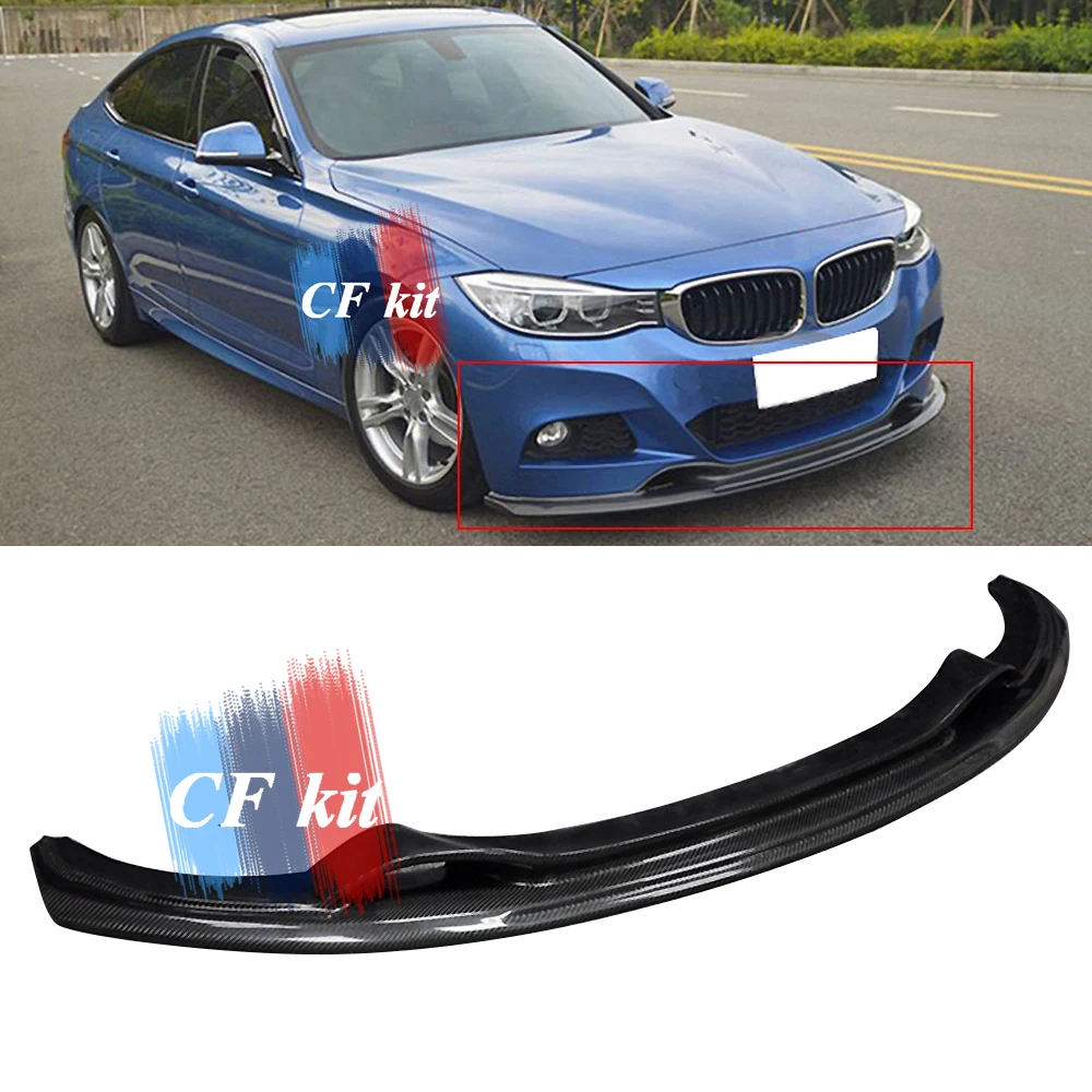 Передний бампер из углеродного волокна для BMW 3 серии GT F34 M Sport 4 Door 328i 330i 335i 340i 2013