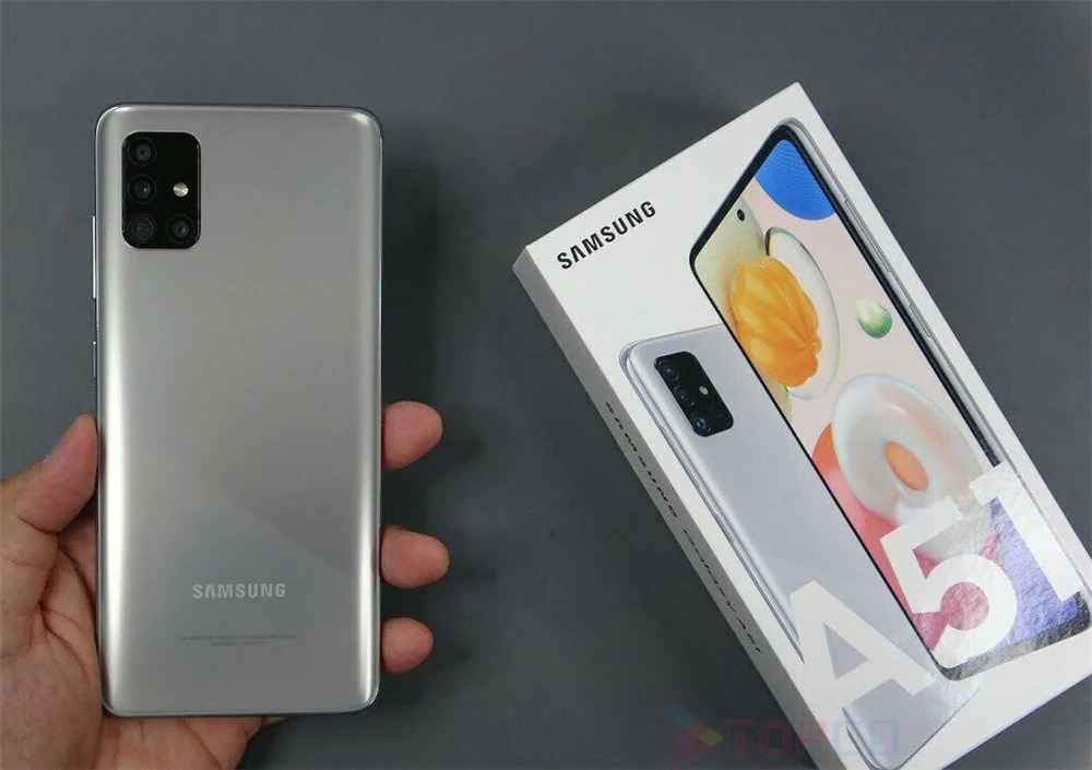 Samsung Galaxy A51 5G A5160 Original Mobile Phone Dual Sim Octa Core Exynos 9611 6.5" 4 back Cameras 8GB&128GB NFC Fingerprint ddr5 ram