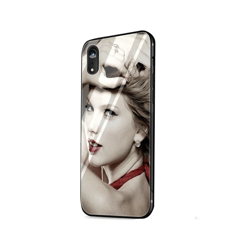 G9 Чехол для мобильного телефона стекло для iPhone XR X XS Max для iPhone 7 8 6 6s Plus 5 5S SE чехол Taylor Alison Swift - Цвет: G9