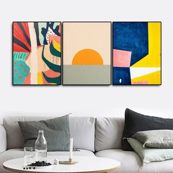 

Cassisy Abstract Wall Art Canvas Painting Living Room Home Decor Oil Painting Poster And Prints For Bedroom 3 Panels