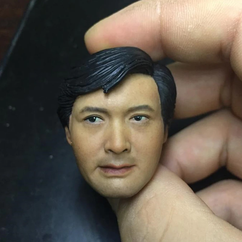 1/6 Chow Yun Fat Head Sculpt Head Model Toy F 12'' Male Solider Figure