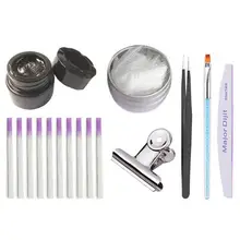 16 pcs волокна ногтя полезные декоративные волокна маникюра для девушки красоты актрисы