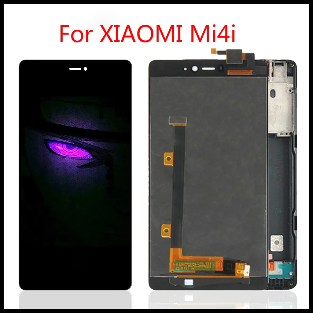 1Pcs For XIAOMI Mi4i LCD Mi 4i Touch Screen Digitizer Assembly Replacement Parts mi4i Display | Мобильные телефоны и