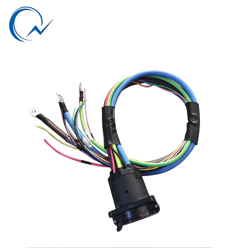 

GBT EVSE DC EV 80A 125A 200A 250A Car Side DC Female Socket with 1M cable For Electric Car Vehicle Charging 4 Point Fixing