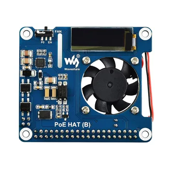 

Expansion Plate Office Heat Dissipation Module Home Practical Replacement Parts Support 802.3af PoE Network For Raspberry Pi 4B