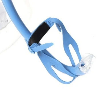

Swim Breathing Tube Adult Children Professional Silicone Mouthpiece Adjustable Headband Swimming Snorkeling Training Tool