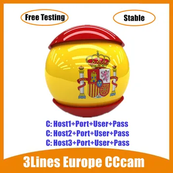 

Newest most stable cccams for Europe spain Satellite tv Receiver 3 lines WIFI FULL HD DVB-S2 Support Ccams