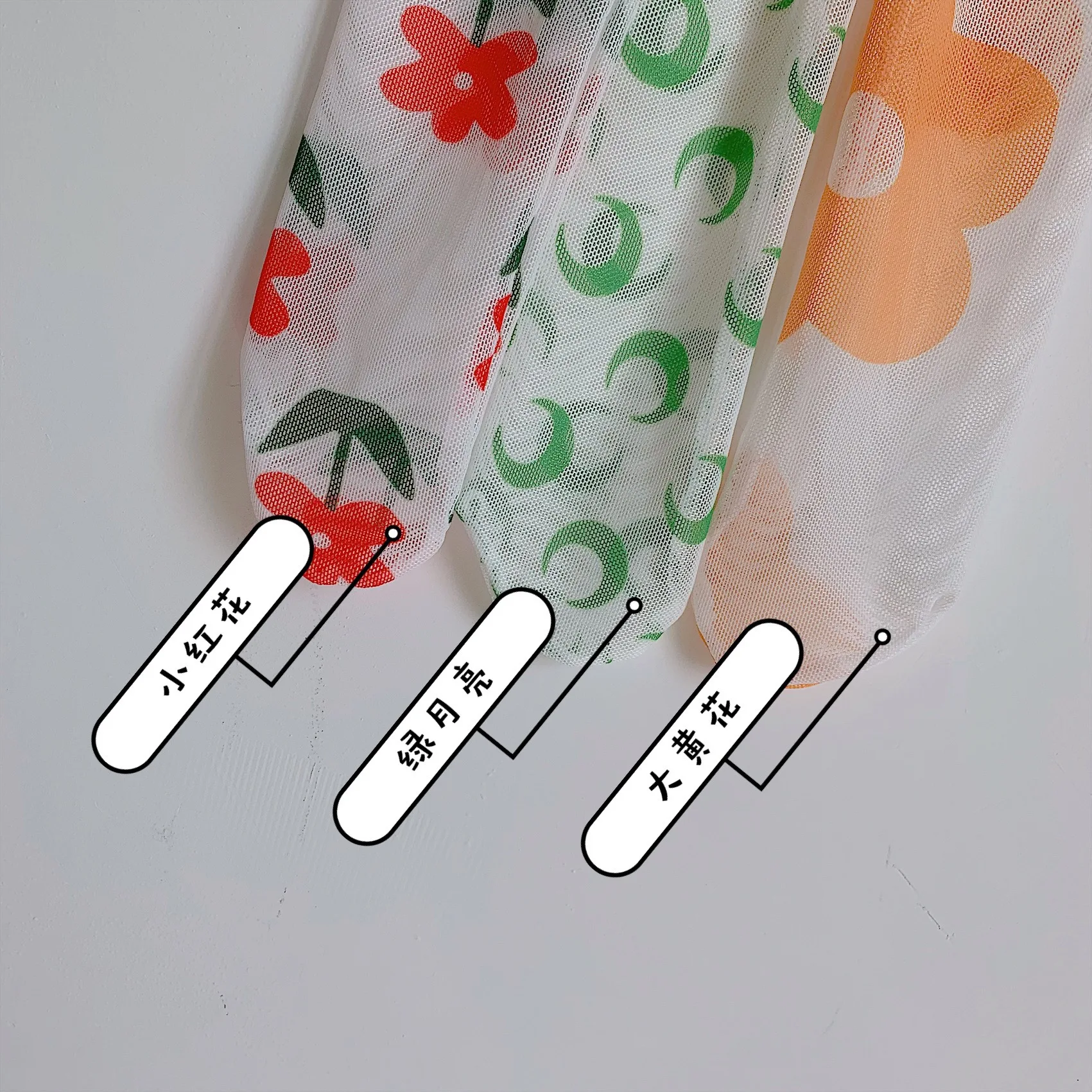 Korean Summer Thin Section Cartoon Gauze Children Bunching Socks Qinfu Breathable Flower Moon Men And Women Children Crew Socks