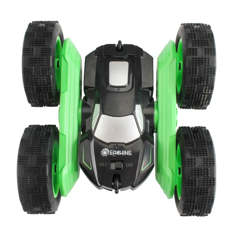 Eachine EC02 1:24 RC Car 2.4G 4CH Stunt Drift Deformation Roll Car 360 Degree Flip Robot Vehicle Models Remote Control Kid Toys