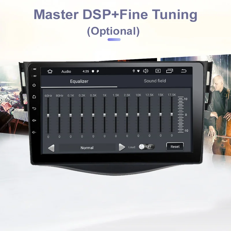 Discount FUNROVER 2.5D+IPS Car DVD GPS Navigation palyer Android 9.0 Car DVD Player for toyota rav4 2007 2008 2009 2010 2011 car radio bt 2