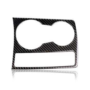 

Car Interior Water Cup Holder Panel Carbon Fiber Decoration for 2009 2010 2011 2012 2013 2014-2015 A-Udi A4 B8 A5