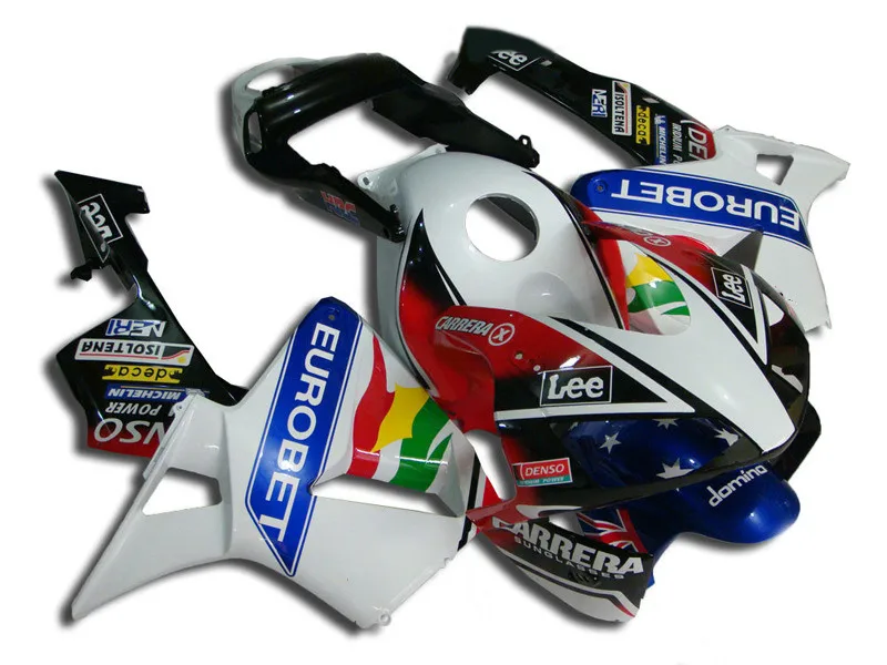 Комплект обтекателей для мотоцикла HONDA CBR600RR 03 04 CBR 600RR F5 2003 2004 CBR600 ABS белый