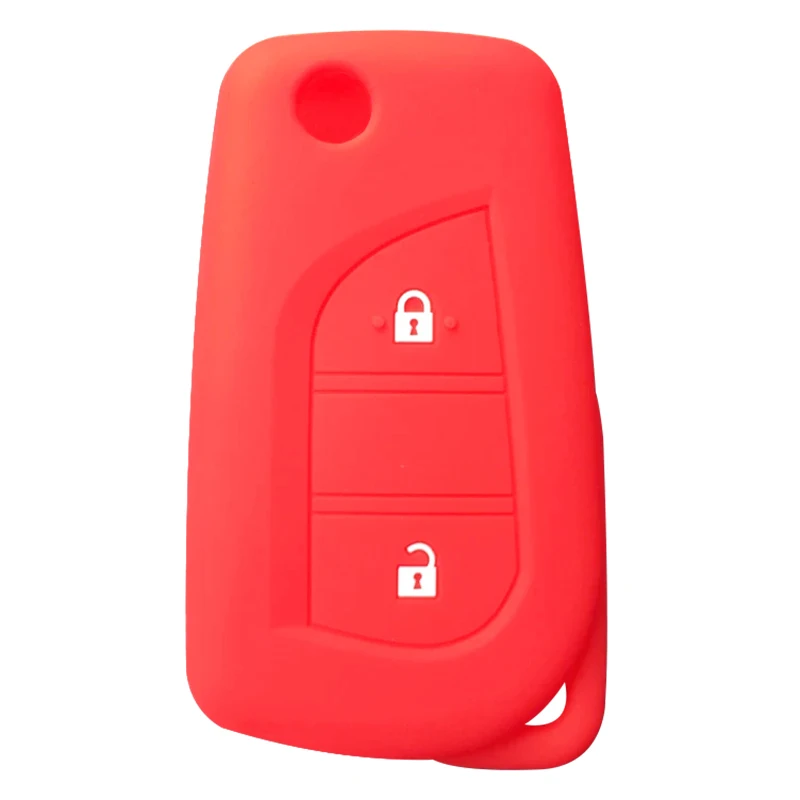 Key Case Cover 2buttons for Toyota Yaris Rav 4 PEUGEOT 108 Citroen C1