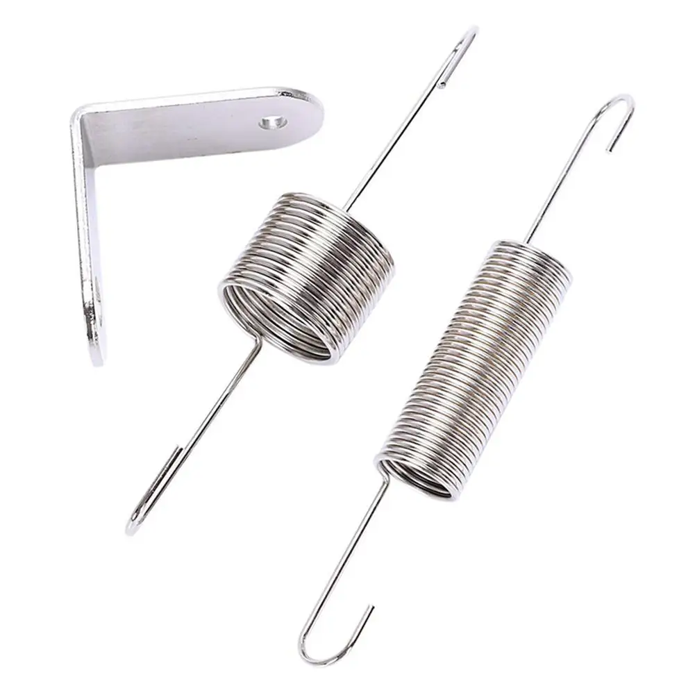 Chrome Throttle Return Spring Bracket Metal Dual Springs Car and Motorbike Accessories Tools for Chevy for Ford