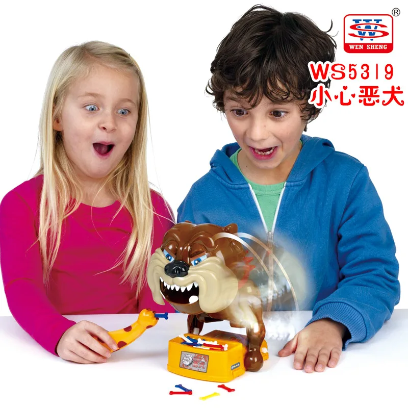 

Wen Sheng Creative Trick Toys Beware of Dog Bite Desktop Parent And Child Interactive Game Toy