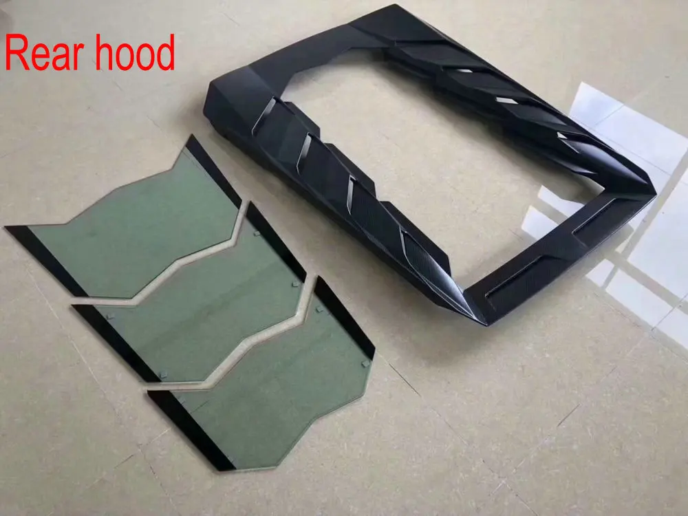 Mansory style Body Kit углеродное волокно передняя губа/боковые юбки задний диффузор задний капот для Lamborghini L610 кузов бамперы - Цвет: ZS-Lamb-L610H