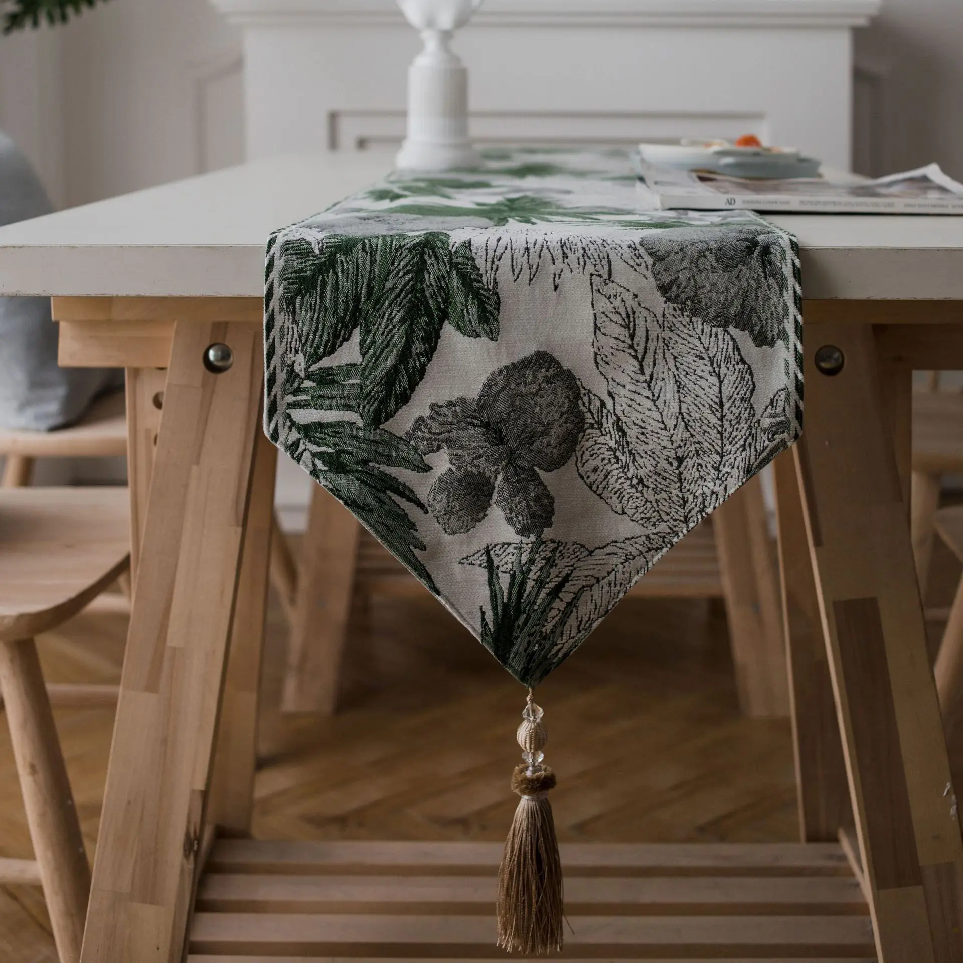Linen Burlap Table Runner Dresser Scarves Tassel Kitchen Teal Table Christmas Table Runner Table Runners For Wedding72 Inch Table Runners Aliexpress