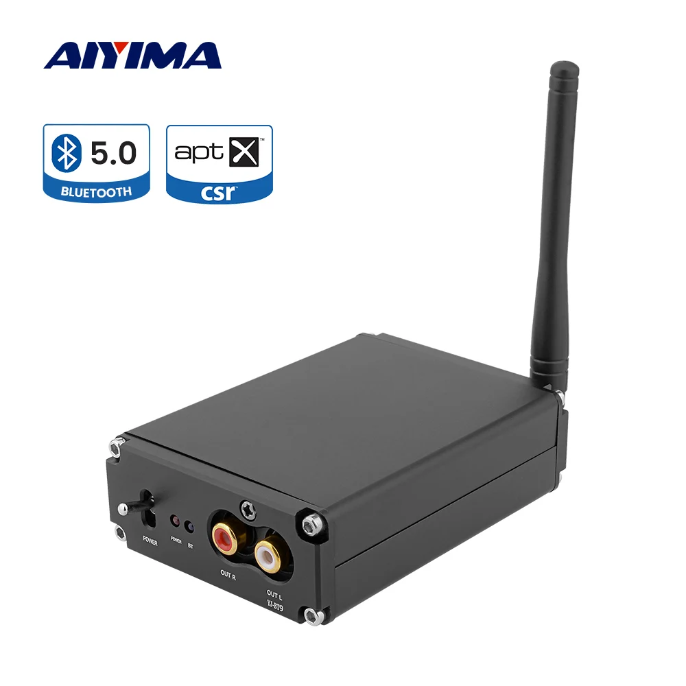 Декодер AIYIMA APTX HD Bluetooth 5 0 декодер CSR8675 ES9038 ES9038Q2M коаксиальный волокно RCA аудио
