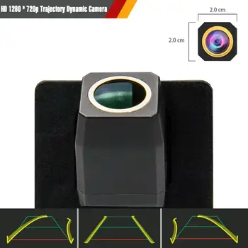 

HD 1280x720p Golden Camera Rear View Backup Camera Trajectory Dynamic Parking Line for Mazda 3 Mazda3 Axela Sedan BM 2013~2018