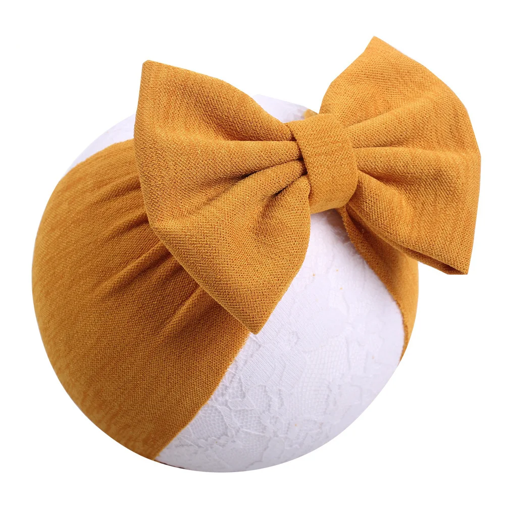 

2019 Cross Border New Style Europe And America Baby Hair Bow Wide Headband Children Holiday Party Decoration Wholesale