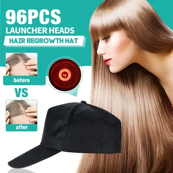 

Laser Hair Growth Cap 96Pcs Light Chips Anti Hair Loss Hair Growth Cap Hair Loss Therapy Decive Hair Regrowth Treatment Machine