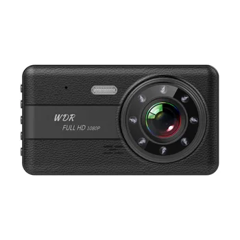 

New 4.0 Inch IPS Touch Screen Driving Recorder Full 1080P Dual Lens Reversing Car DVR