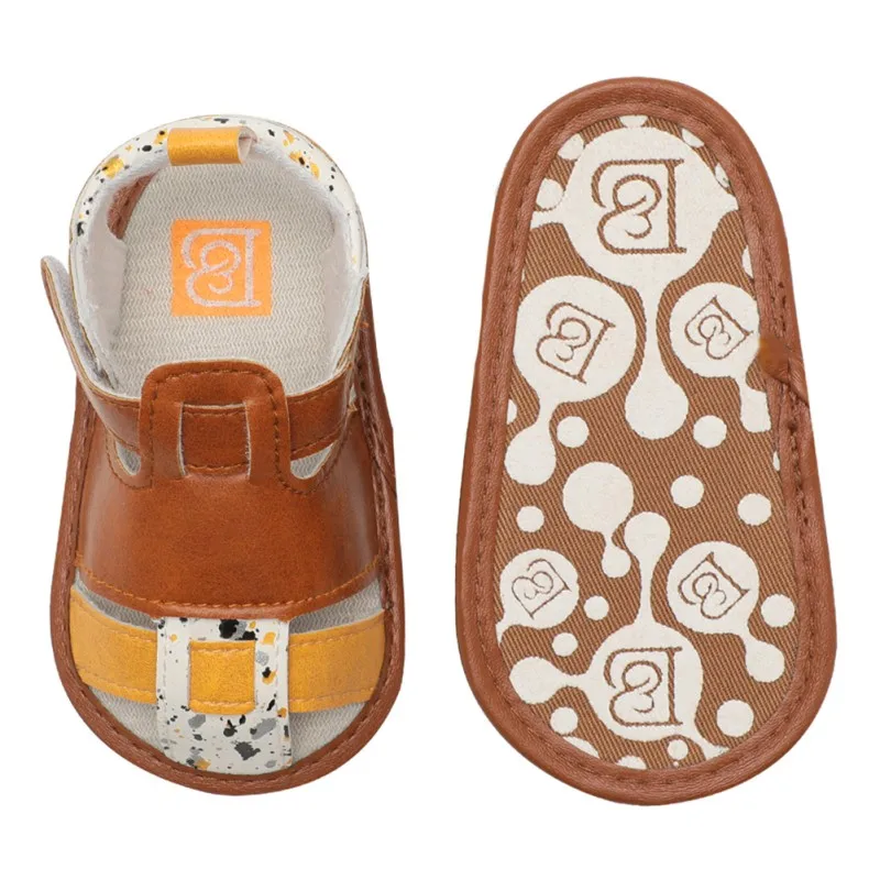 Милые разноцветные летние детские сандалии модная повседневная обувь для маленьких мальчиков и девочек милые подарки для новорожденных от 0 до 18 месяцев