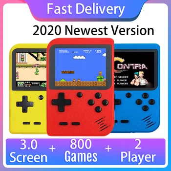 

2020 New Retro Game Console Built-in 800 Games Support Gamepad Portable 8 Bit Mini Handheld Video Game Player For Kids Gift