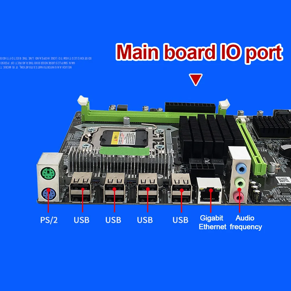 Accessories DDR3 Memory LGA 1366 Stable For Intel X58 Socket Replacement SATAII CPU Motherboard Desktop Computer 4