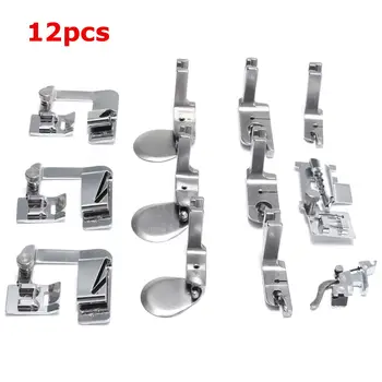 

Mini Presser Foot Feet Set for JUKI DDL-5550 8500 8700 Industrial Sewing Machine Accessories Bias Tape Binder Scroll Hemmer Foot