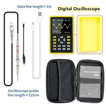 

FNIRSI-5012H 2.4-inch Screen Digital Oscilloscope 500MS/s Sampling Rate 100MHz Analog Bandwidth Support Waveform Storage