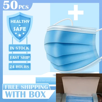 

50PCS/Lot Face Masks With Box Packing
