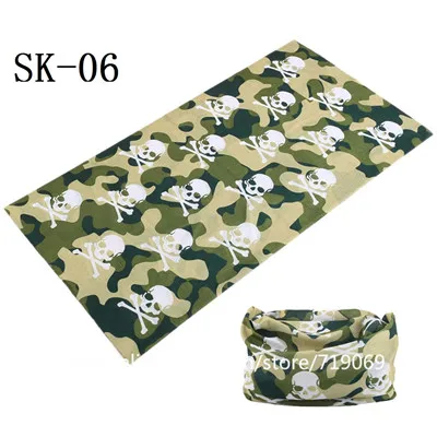 Skull Series Bandanas Sport Bicycle Motorcycle Variety Turban Magic Headband Veil Multi Head Scarf Scarves Face Mask Wrap mens navy scarf