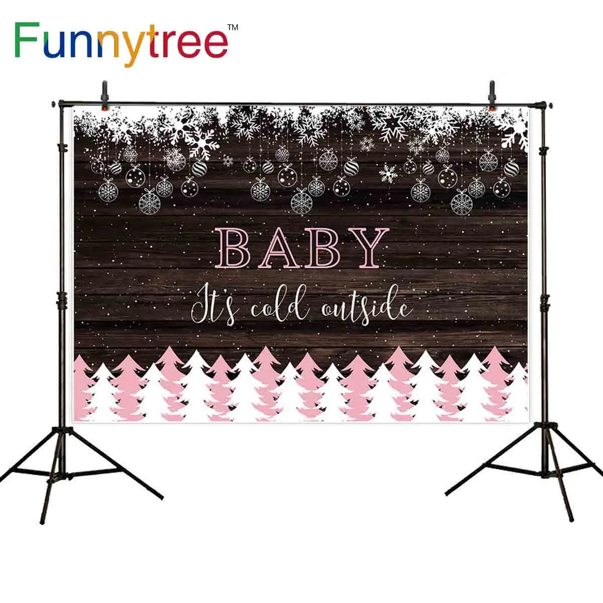 Funnytree фон для фотосъемки детский душ день рождения Дерево зима Рождественская елка фоны фотография Фотофон фото студия