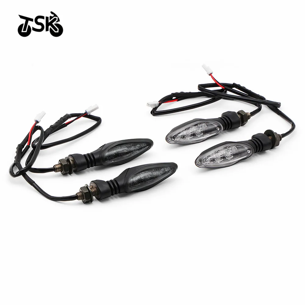 Area1 Indicatore di direzione a LED per moto, compatibile con LC4 620, 640 / compatibile con SMX 625, 660 (omologato CE/2 pezzi) (B6