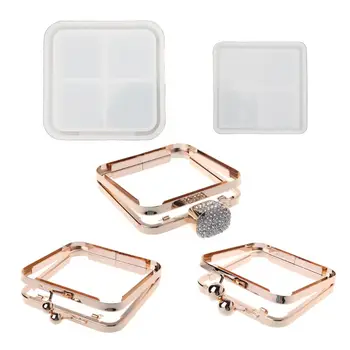 

DIY Clear Dynamic Liquid Square Quicksand Bag Silicone Mold Resin Casting Craft
