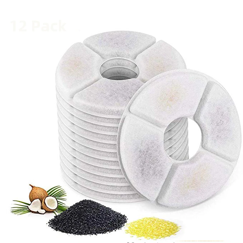 

Replace Activated Carbon Filter For Cat Drinking Water Fountain Replacement Filters Flower For Dog Round Fountain Dispenser