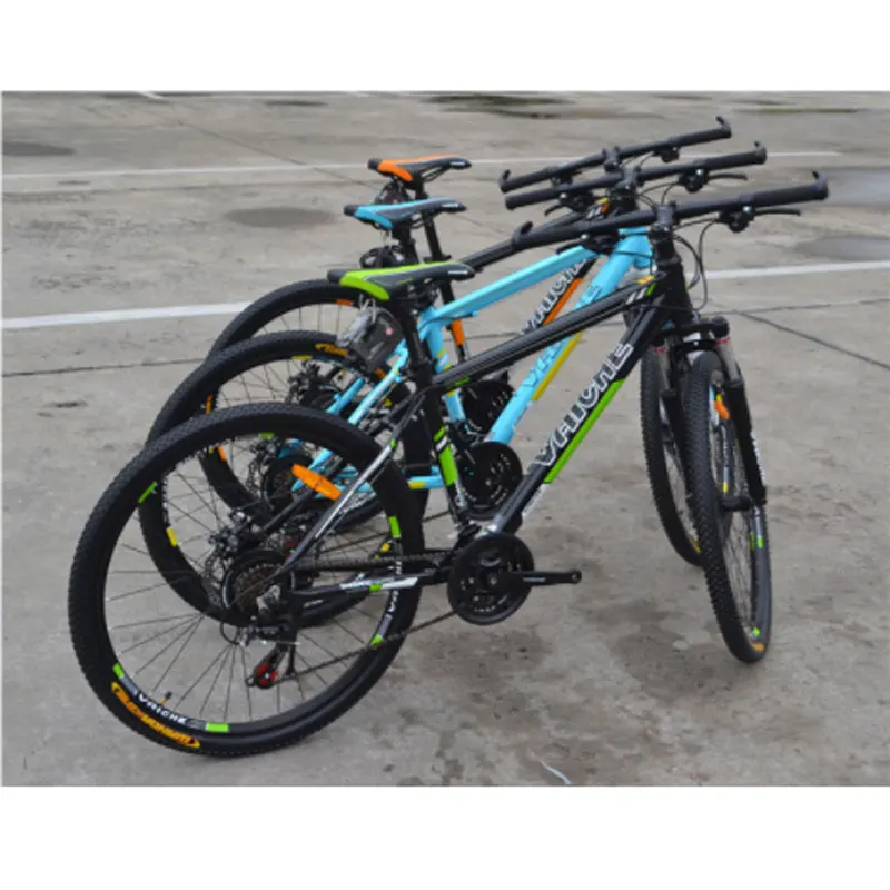 Mountain Bicycle Bike No Rear Shock Absorber Double Disc Brake Oil And Gas Fork Hot Sale Men and Women 21 Speed 26 Inches