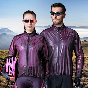 

Santic Cycling Coat Windproof Waterproof Jackets Sun Protective Breathable Small Rain Coat Windcoat Jersey MTB Raincoat W7C07025