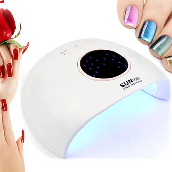 

36W LCD Display Timing Phototherapy Automatic Induction UV LED Nail Lamp Curing Light Fast Drying Home Salon ABS Plastic