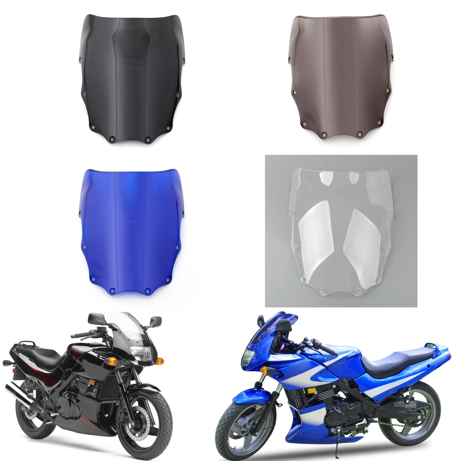 Artudatech ABS мотоцикл лобовое стекло ветер экран для Kawasaki EX500 Ninja 500R 1987-2009 ветер экран мотор аксессуары